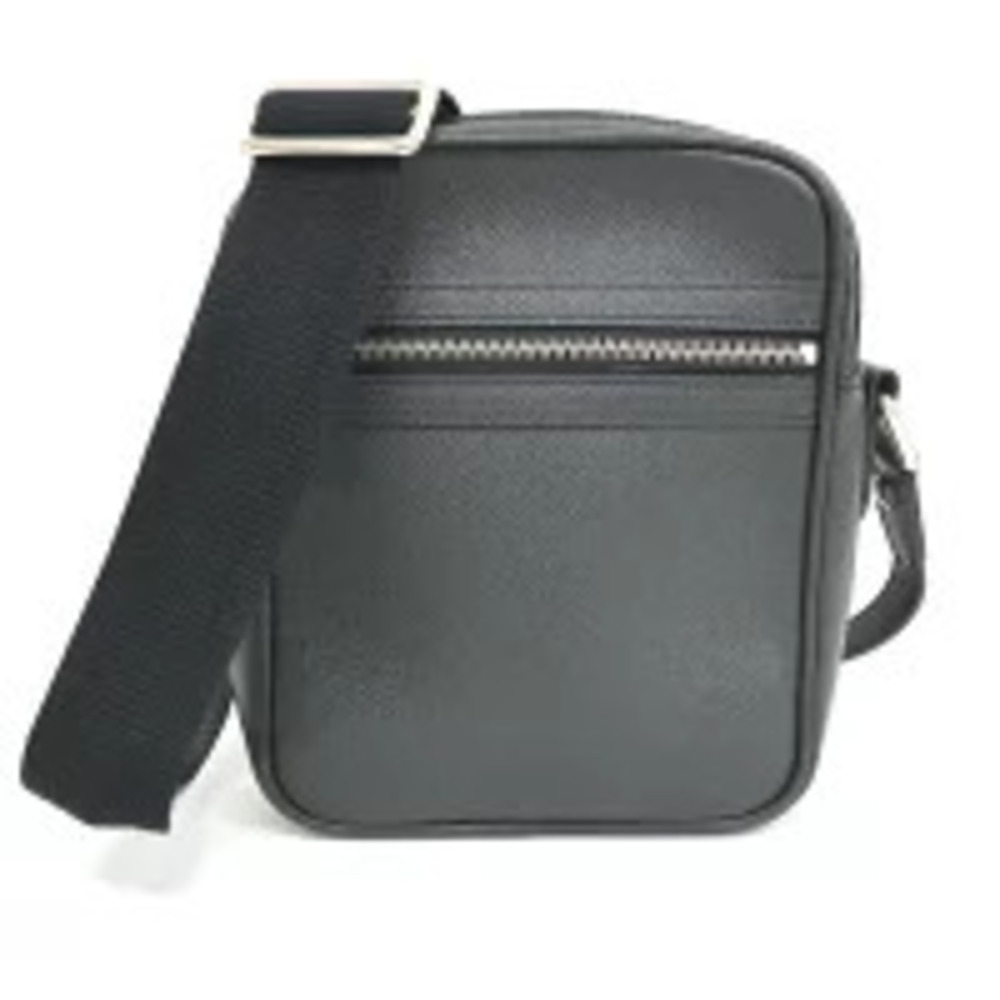 Louis Vuitton Taiga Dimitri Shoulder Bag Ardoise Black